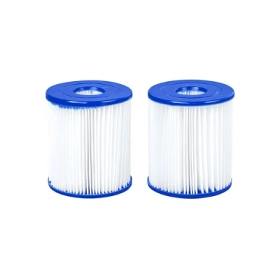 Imagen de Bestway 58093 Filtro Para Depuradora, Tipo I, 1,249 Litros, Lote de 2 cartuchos