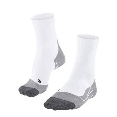 Imagen de FALKE PL2 M SO algodón hilo funcional anti ampollas 1 par, Calcetines de padel Hombre, Blanco (White Mix 2020), 39 41