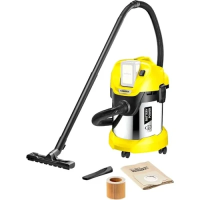 Imagen de Kärcher 36 V Aspirador multiuso WD 3 Battery Premium, aspiración en seco y húmedo, filtro de cartucho, manguera: 2 m, capacidad: 17 l, potencia: 300 W, compatible con batería V, no incl.
