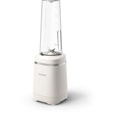 Imagen de Batidora de vaso Philips HR2500/00 Eco Conscious Edition, Diseño sostenible, 0.6 l, 350 W, Mate blanco seda