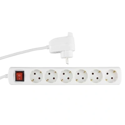 Imagen de REV Multiple Socket Outlet white 6+1 fold 2m Powersplit + switch marca