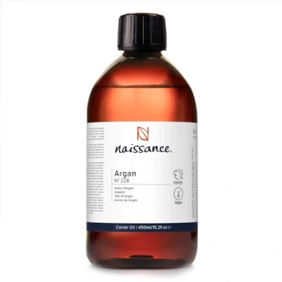 Imagen de Naissance Aceite Vegetal de Argán Marruecos (No. 228) 450ml Natural, Vegano, No OGM Hidratante Para Rostro, Cabello, Barba, Uñas, Cutículas