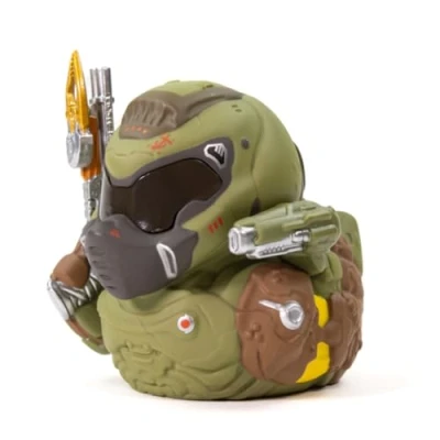 Imagen de TUBBZ Boxed Edition Doom Slayer Figura Coleccionable de Pato Goma Vinilo Producto Oficial TV, películas y Videojuegos