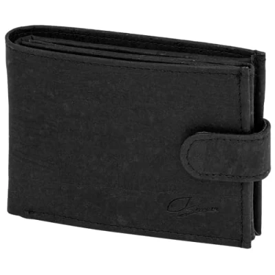 Imagen de Simaru Cartera Vegana Billetera Monedero de Corcho Vegano para Hombres Bloqueo RFID Ventana Fotos DNI Ranuras Tarjetas Regalo Ideal