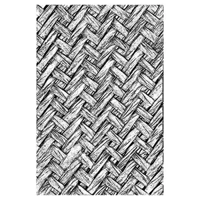 Imagen de Sizzix 664759 Carpeta de relieve 3D Texture Fades entrelazada por Tim Holtz talla única