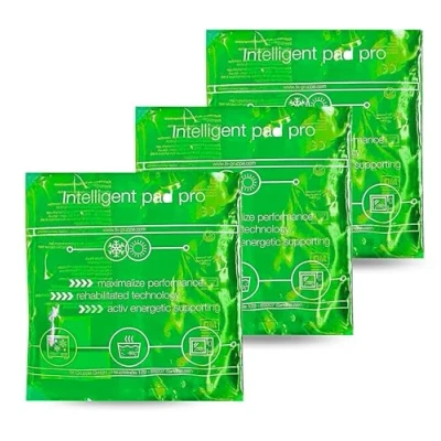 Imagen de Juego de 5 almohadillas refrigeración, compresa fría, caliente compresas gel (5x verde)