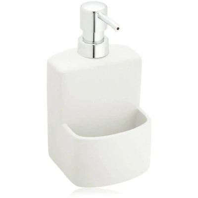 Imagen de WENKO Dispensador de lavavajillas Festival Blanco Soft Touch superficie