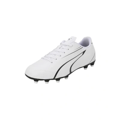 Imagen de PUMA Vitoria FG/AG, Soccer Shoe Hombre, White Black, 46 EU