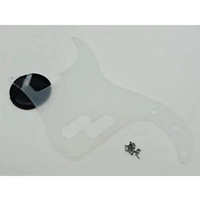 Imagen de Dopro 13 Agujeros Claro Precisión Bass Golpeador PB P Scratch Plate para USA/Mexicano FD Precision Transparente
