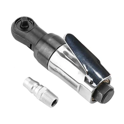 Imagen de DEWIN Carraca Neumatica, Mini Llave de Trinquete Neumática Vástago Recto Accionamiento Cuadrado Herramienta Profesional (3/8&quot;)