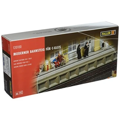 Imagen de Faller 120100 Modern Platform f/C Track Ho Scale Building Kit Dock P.Track C, F120100, no especificado, Talla única
