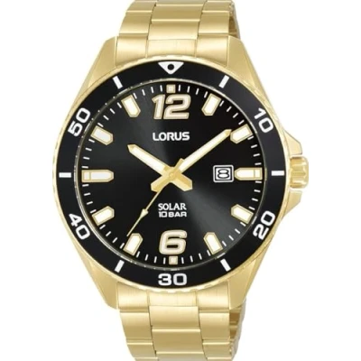 Imagen de Lorus Reloj Analógico de Cuarzo para Hombre con Pulsera Acero Inoxidable, Oro