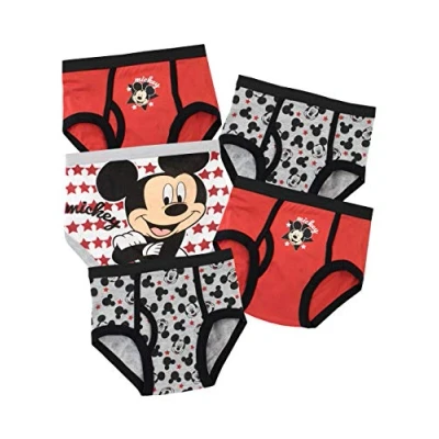 Imagen de Disney Ropa Interior para niños Mickey Mouse Paquete de 5 18 a 24 Meses