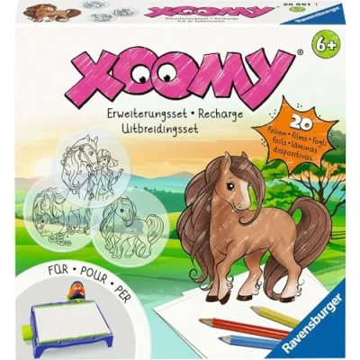 Imagen de Ravensburger Kit de ampliación Caballos Midi o Maxi, extensión Xoomy con 20 nuevos Motivos (25551)