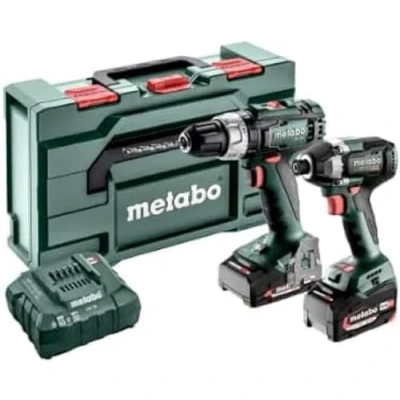 Imagen de Metabo BSLBL+SSD200LTBL Akku Schlagbohrschrauber, Schlagschrauber incl. batería recargable, cargador
