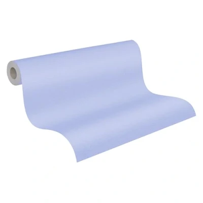 Imagen de Papel pintado liso, color azul, 10,05 m x 0,53 m, fabricado en Alemania