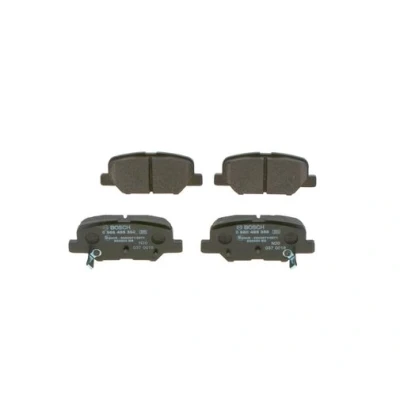Imagen de BOSCH 0 986 495 358 Juego de pastillas freno Low Metallic con avisador acústico desgaste MITSUBISHI: Outlander 3, ASX SUV, III Furgón
