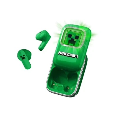 Imagen de OTL Technologies Minecraft Slide TWS Auriculares con Funda de Carga