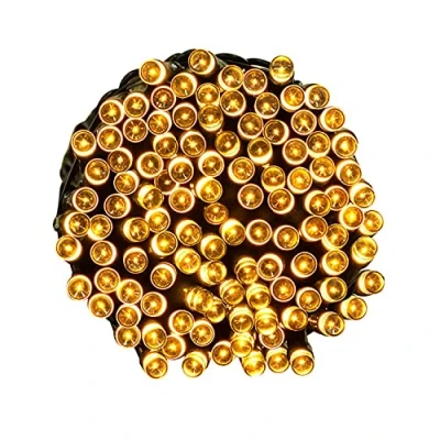 Imagen de Tuokay 10M 100 LED Luces de Navidad Cadena Guirnalda con Adaptador 8 Modos Decorativa Iluminación para Arbol Navidad, Fiesta,Boda
