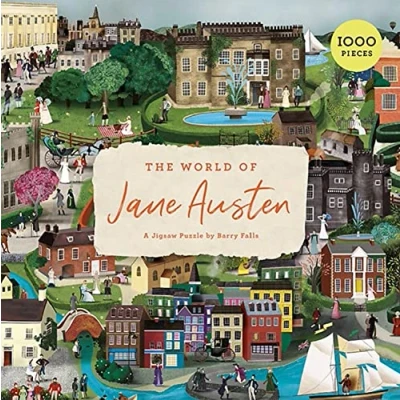 Imagen de The World of Jane Austen: A Jigsaw Puzzle with 60 Characters and Great Houses to Find (Jigsaw Puzzles)
