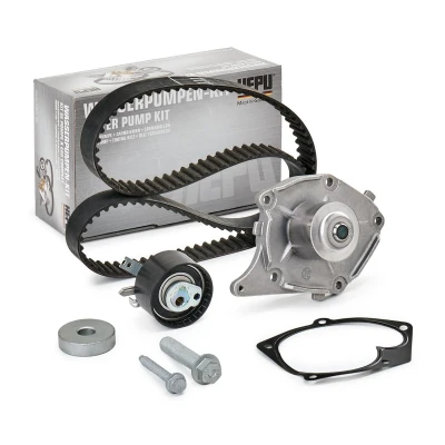 Imagen de HEPU PK09620 Bomba de Agua + Kit Distribucion con tornillos 123 RENAULT: MEGANE 2, CLIO 3, DACIA: Sandero Duster SUV, I