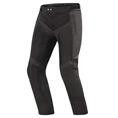 Imagen de SHIMA JET Paneles MESH Transpirables, Membrana Impermeable y Extraíble, Protector de Espalda Nivel 2 Incluido, Ajustes Avanzados (Hombre, Pantalones, Negro, M)