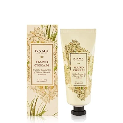 Imagen de Kama Ayurveda Hand Cream with Pure Essential Oils of Tuberose, Vetiver and Cardamom, 60g