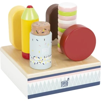 Imagen de small foot Paleta Helada Fresh, Juguete de Madera cert. FSC 100%, para la Cocina Infantil, a Partir 2 años, 12417, Multicolor, zzzz s