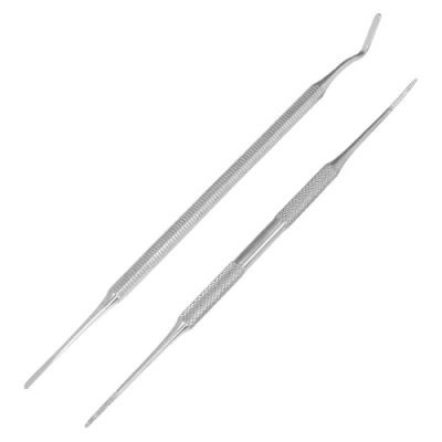 Imagen de Kit de lima y levantador uñas para dedos los pies, bordes laterales encarnados doble punta, podología podológica SS