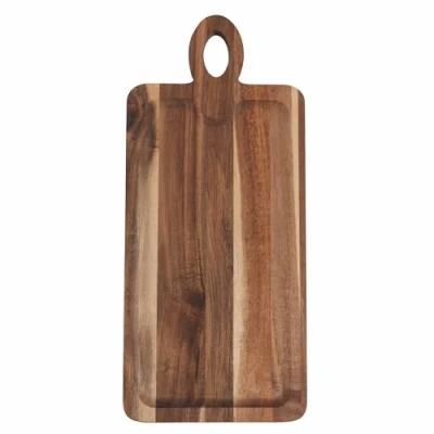 Imagen de Tabla de cortar rectangular 45 x 20 cm madera acacia, Woody