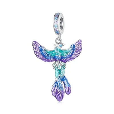 Imagen de Charms de plata ley 925 para pulseras Pandora,Abalorios Fénix, regalo mujeres