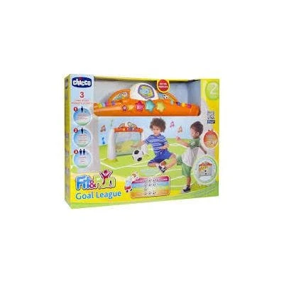 Imagen de Chicco Goal League Fit &amp; Fun Portería, Juego Electrónico e Interactivo con Luces y Sonidos, 3 Modos, Incluye Balón de Tela Suave, Juguetes para Niños 2 a 5 Años