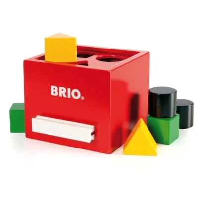 Imagen de BRIO Caja de clasificar Formas, Color Rojo (30148)
