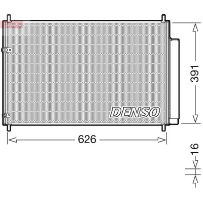 Imagen de DENSO DCN50041 Condensador con secador R 134 a TOYOTA: Auris Hatchback, Corolla X Berlina, Verso norauto, oscaro, mister auto