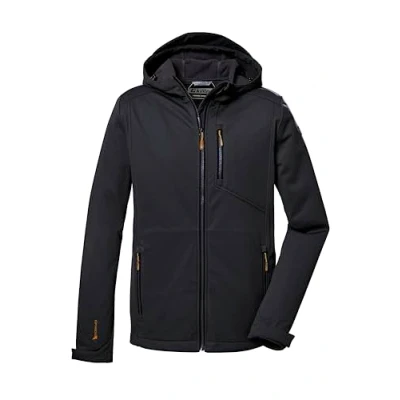 Imagen de killtec Hombres Chaqueta softshell/chaqueta outdoor con capucha desmontable KOS 320 MN SFTSHLL JCKT, green, L, 41544 000