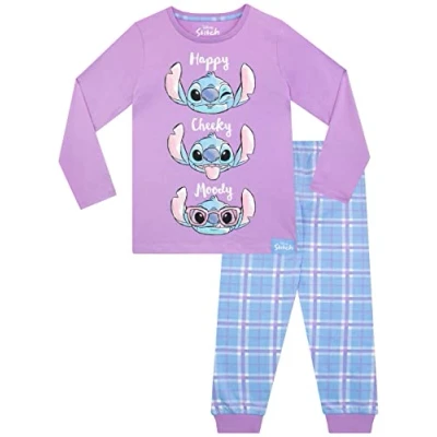 Imagen de Disney Pijama para Niñas Lilo &amp; Stitch Morado 9 10 años