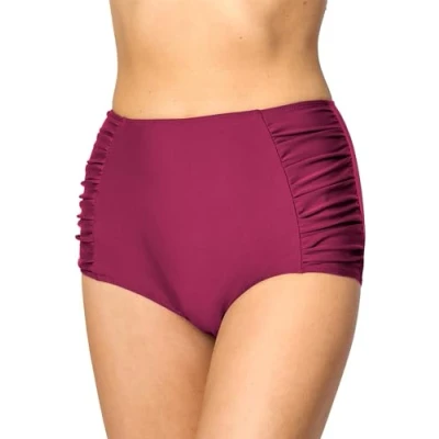 Imagen de Merry Style Bragas de Bikini Parte Abajo Bañador Corte Alto Mujer MS10 119 (Burdeos (5288), 46)