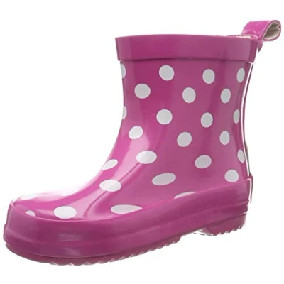 Imagen de Playshoes Botas De Goma Medio Eje, lluvia Unisex niños, Lunares Rosas, 26 EU