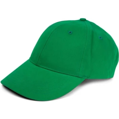 Imagen de styleBREAKER Gorra de Béisbol Unisex con Acabado Cepillado, 6 Paneles, Color Sólido, Cierre Ajustable Gancho y Bucle, 04023018, Color:Verde