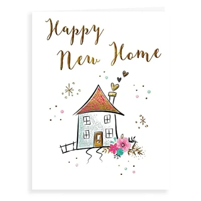 Imagen de Piccadilly Greetings Koko Designs K70041 Tarjeta de felicitación para casa (20 x 15 cm), color blanco