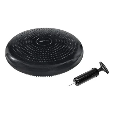 Imagen de Amazon Basics Cojín de disco estabilidad y equilibrio, negro