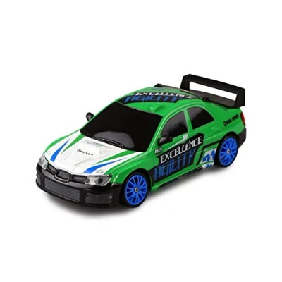 Imagen de Amewi Drift Sport Car 4WD 1:24 RC Mando a Distancia RTR, Color Verde