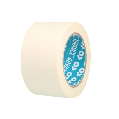 Imagen de Advance Tapes AT6300 Cinta adhesiva de papel (60 C, 72 mm x 50 m, núcleo 76 mm), color crema