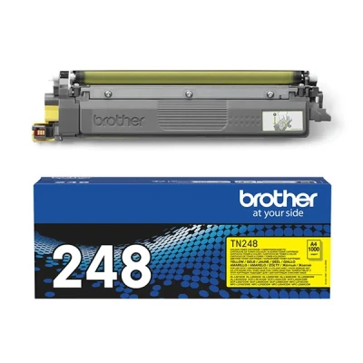 Imagen de Tóner Brother TN248, 1000 páginas, Amarillo