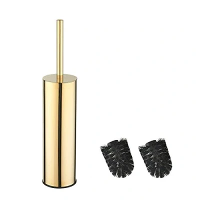 Imagen de BGL 304 Acero Inoxidable Escobillero Cubo Largo de Pie para la Decoración del Baño (Oro)