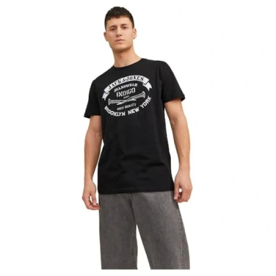 Imagen de Jack &amp; Jones Jjejeans tee SS O Cuello Noos 23/24 Camiseta, Negro, M para Hombre