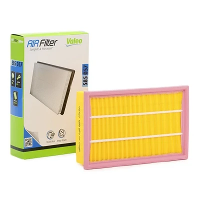 Imagen de VALEO 585057 Filtro de aire 58 180 280 Cartucho filtrante FORD: Transit Mk5 Furgón, Mk6 Camión plataforma/Chasis, Furgón