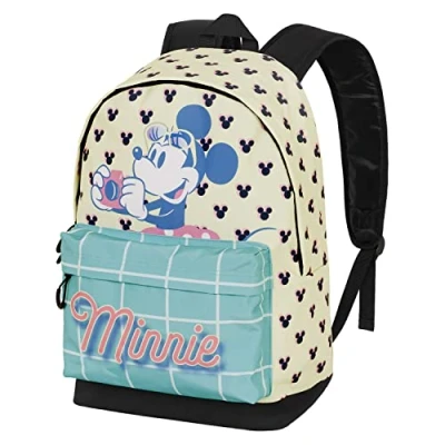 Imagen de Karactermania Minnie Mouse Cheese HIGH School Mochila para niños, Talla: One Size, Azul