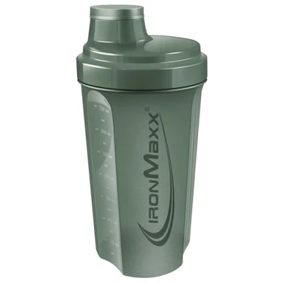 Imagen de IronMaxx Eiweiß Shaker Mineral Green 700ml de proteínas con tapa rosca, tamiz y escala medición Antigoteo, apto para lavavajillas libre BPA DEHP