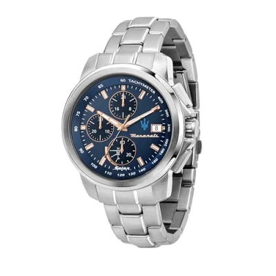 Imagen de Maserati Reloj Hombre, Colección Stile, Cuarzo, Cronógrafo, en Acero R8873642004